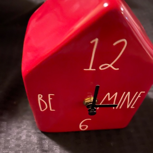 Rae Dunn Be Mine clock